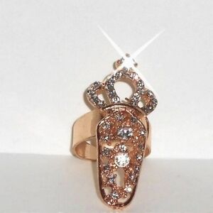 3 Crown/Pearls/Bow/Crystals Rings